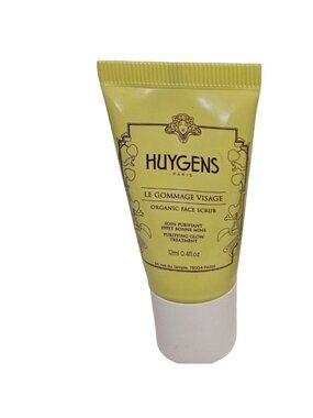 Huygens Organic Face Scrub Purifying Glow Treatment 0.4 oz 12 mL Travel